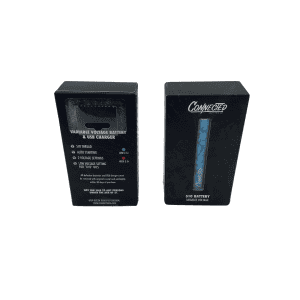 Connected 510 thread variable voltage battery for vaping devices.